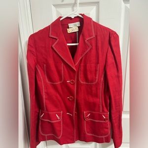 Beautiful red jacket